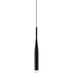 Lampa wiszące tuba nowoczesna Conte 10cm czarna Zumaline