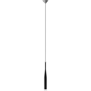 Lampa wiszące tuba nowoczesna Conte 10cm czarna Zumaline
