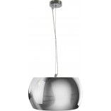Lampa wisząca szklana nowoczesna Sillo 38cm chrom Zumaline