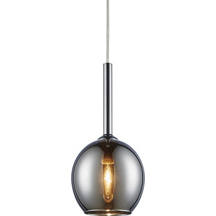 Lampa wisząca szklana nowoczesna Monic 15cm chrom Zumaline