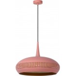 Lampa wisząca ażurowa Rayco 45cm różowa Lucide