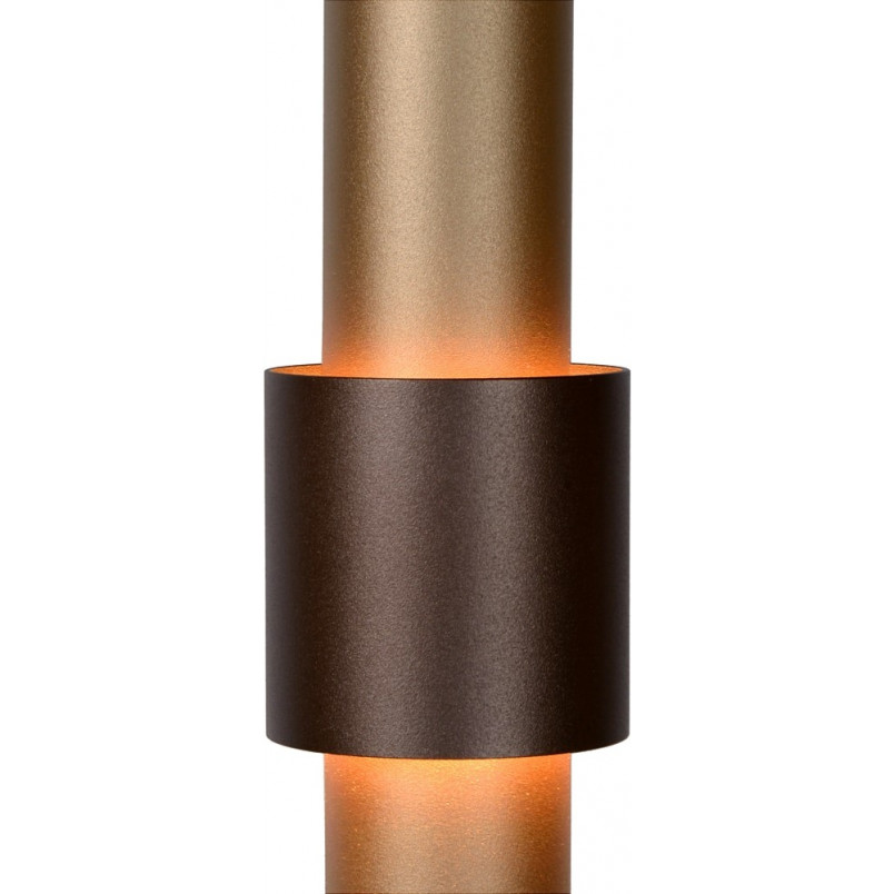 Lampa wiszące tuby Margary LED III 28cm brązowa Lucide