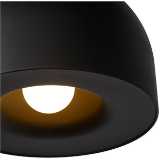 Lampa wisząca nowoczesna Akron 50cm czarna Lucide