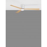 Lampa sufitowa wiatrak Run LED 121,9cm drewno / biały