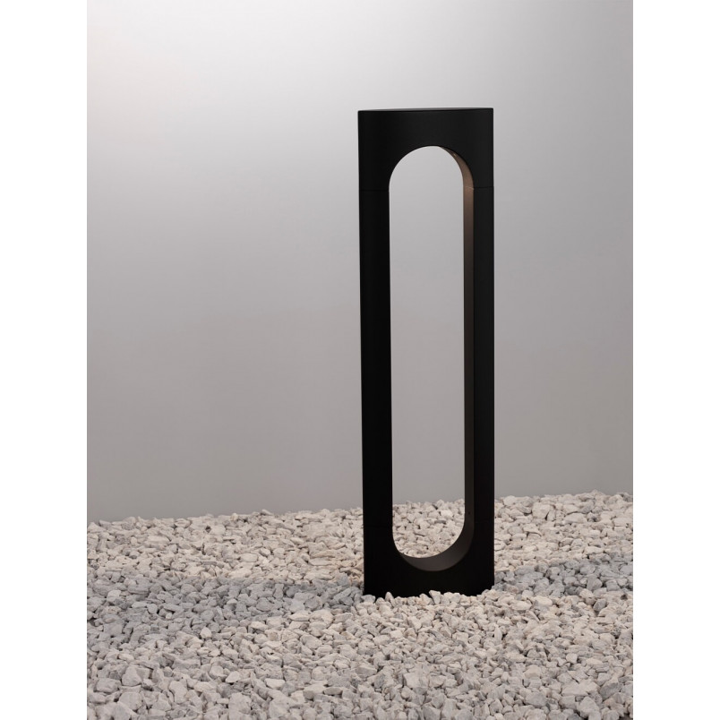Słupek / Lampa ogrodowa stojąca nowoczesna Muna LED 65cm czarny