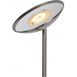 Lampa podłogowa z lampką do czytania Zenith LED satynowy chrom Lucide