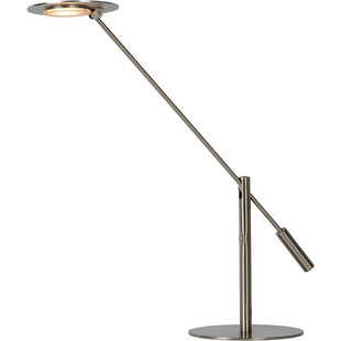 Lampa biurkowa regulowana Anselmo LED satynowy chrom Lucide
