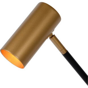 Lampa na biurko regulowana Philine LED matowe złot  / mosiądz / czarny Lucide