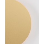 Kinkiet okrągły dekoracyjny Cerchio LED 20cm złoty mat