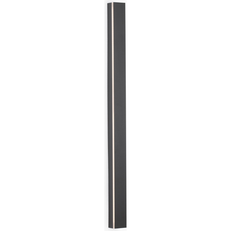 Kinkiet nowoczesny podłużny Simple LED 80cm czarny