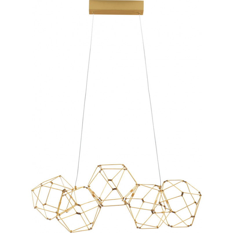 Lampa wisząca nowoczesna dekoracyjna Embla LED 80cm złota