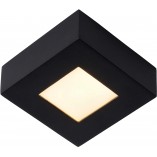 Plafon łazienkowy kwadratowy Brice LED 10,8cm czarny Lucide