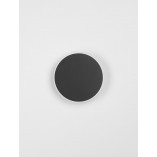 Kinkiet okrągły dekoracyjny Cerchio LED 20cm czarny
