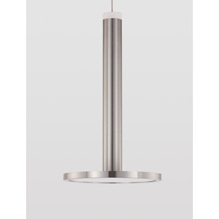 Lampa wisząca nowoczesna Plato LED 15cm satynowy nikiel