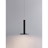 Lampa wisząca nowoczesna Plato LED 15cm czarny mat