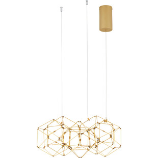 Lampa wisząca nowoczesna dekoracyjna Embla LED 47cm złota