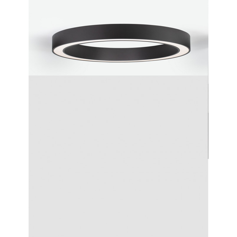 Plafon okrągły nowoczesny Lendon LED 80cm czarny
