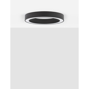 Plafon okrągły nowoczesny Lendon LED 60cm czarny