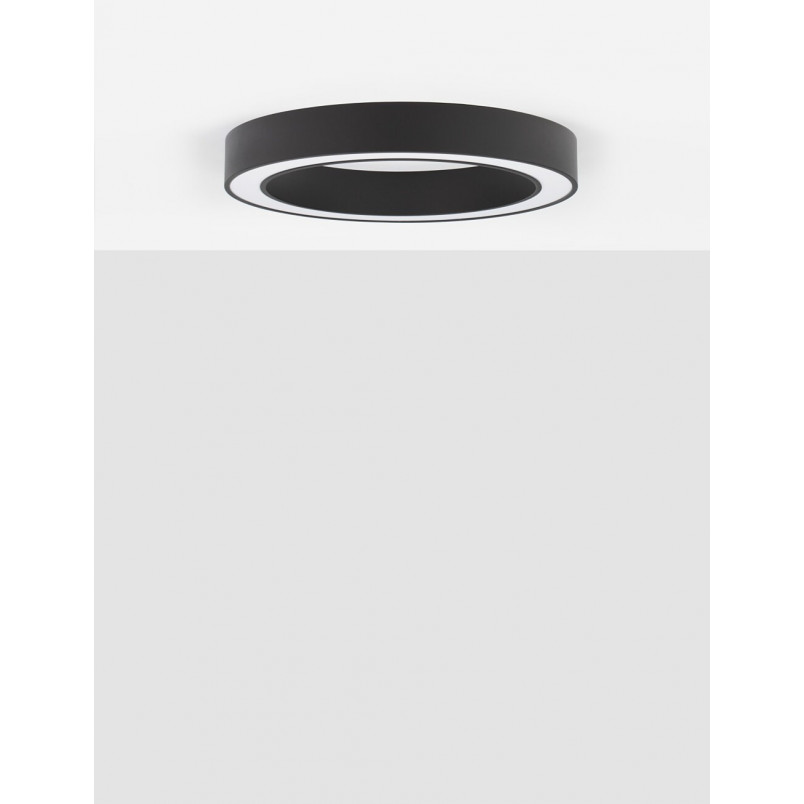 Plafon okrągły nowoczesny Lendon LED 60cm czarny