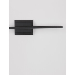 Kinkiet podłużny minimalistyczny Baris LED 60,5cm czarny