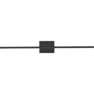 Kinkiet podłużny minimalistyczny Baris LED 90,5cm czarny