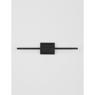 Kinkiet podłużny minimalistyczny Baris LED 60,5cm czarny