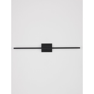 Kinkiet podłużny minimalistyczny Baris LED 90,5cm czarny