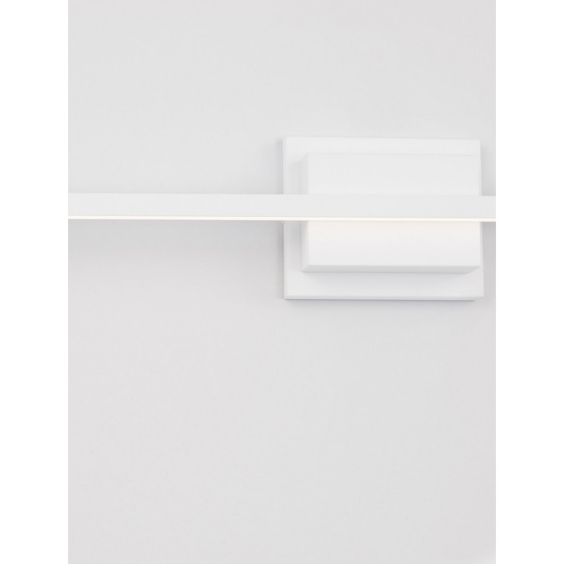 Kinkiet podłużny minimalistyczny Baris LED 60,5cm biały