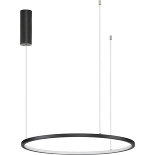 Lampa wisząca nowoczesna okrągła Cirkel LED 60cm czarna