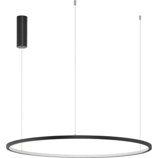 Lampa wisząca nowoczesna okrągła Cirkel LED 80cm czarna