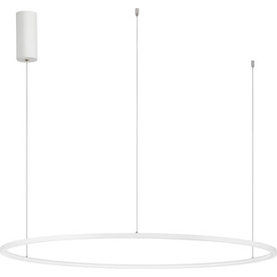 Lampa wisząca nowoczesna okrągła Cirkel LED 100cm biała