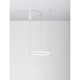 Lampa wisząca okrągła Bunder LED 40cm biała