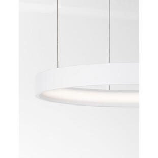 Lampa wisząca okrągła Bunder LED 40cm biała