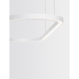 Lampa wisząca nowoczesna Ovalis LED 120cm biała