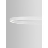 Lampa wisząca nowoczesna Ovalis LED 120cm biała