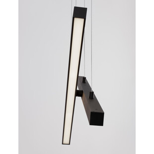 Lampa wisząca nowoczesna Cross LED 100cm czarna