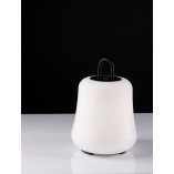 Lampa ogrodowa stołowa Jay LED biały / czarny