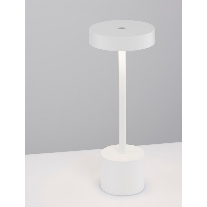 Lampa zewnętrzna stołowa Muno LED 30cm biała
