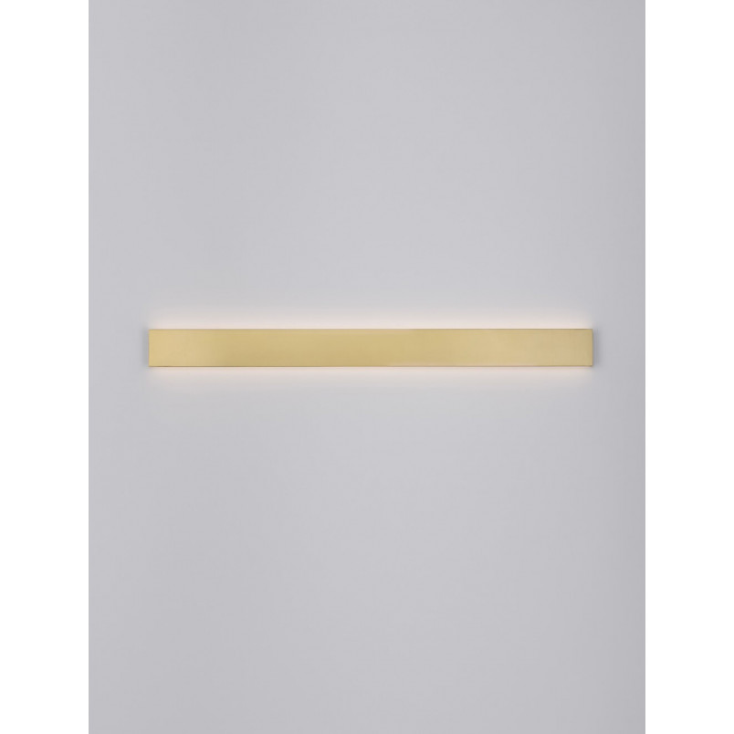 Kinkiet dekoracyjny podłużny Tangel LED 90cm złoty