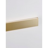 Kinkiet dekoracyjny podłużny Tangel LED 60cm złoty