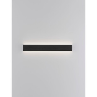 Kinkiet dekoracyjny podłużny Tangel LED 60cm czarny