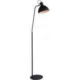 Lampa podłogowa industrialna Shadi Czarna marki Lucide