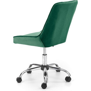 Krzesło młodzieżowe do biurka Rico Velvet zielone Halmar