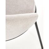 Krzesło tapicerowane K482 beżowe Halmar