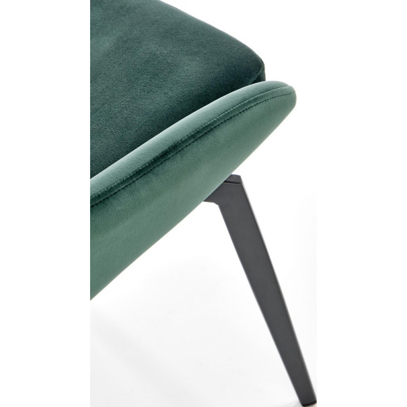 Krzesło welurowe K479 zielone Halmar