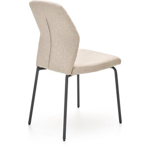 Krzesło tapicerowane pikowane K461 beżowe Halmar