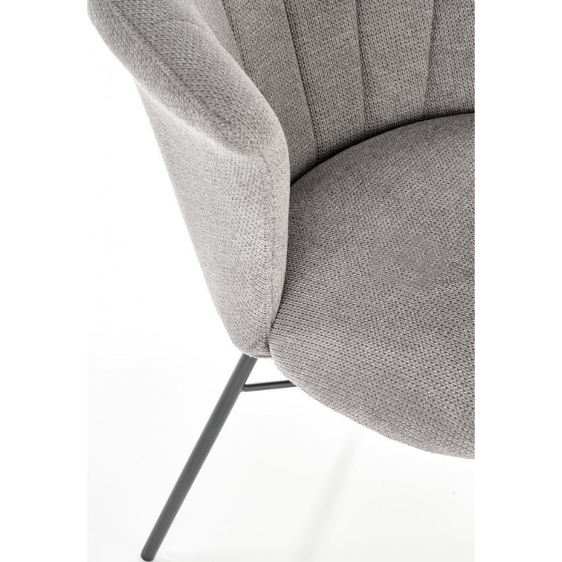Krzesło tapicerowane K459 szare Halmar