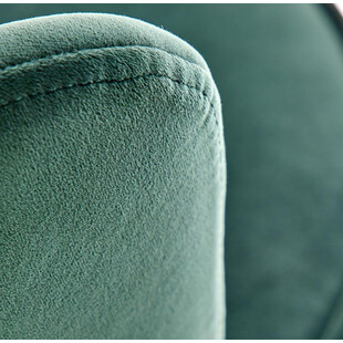 Krzesło barowe welurowe "muszelka" H106 67cm ciemny zielony Halmar