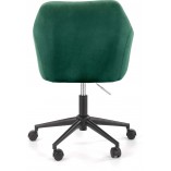 Krzesło młodzieżowe do biurka Fresco Velvet zielone Halmar