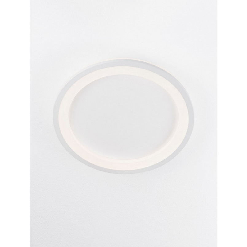 Plafon okrągły nowoczesny Step LED 37cm biały